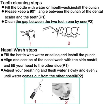 Portable Oral Irrigator Water Flosser for Travel Convenience