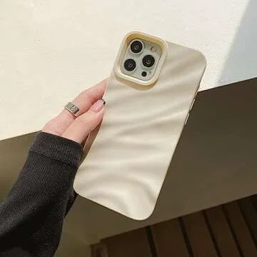 Imogacla Cute 14 Pro Max 3D Phone Case with Glitter Protection