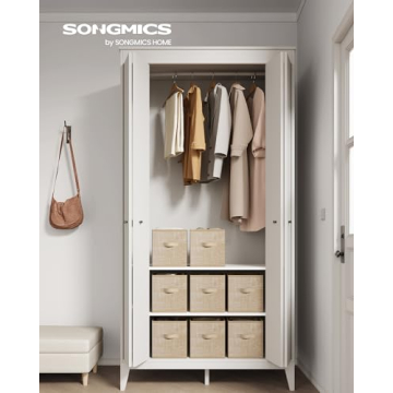SONGMICS 11-Inch Storage Cubes Set of 8 Durable Bins