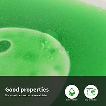 LONGKING 9 Sensory Tiles, 12" x 12" Sensory Floor Tiles, Liquid Floor Tiles, Lava Tiles