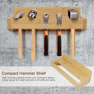 Wokyy Wall Mounted Tool Organizer for Screwdrivers and Pliers