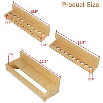 Wokyy Wall Mounted Tool Organizer for Screwdrivers and Pliers