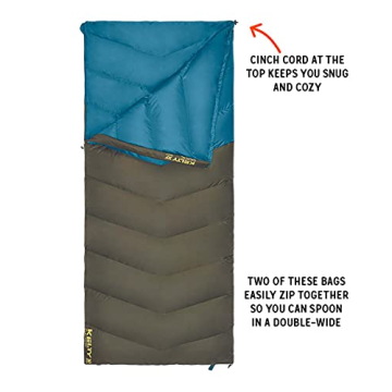 Kelty Galactic Down Sleeping Bag for Ultimate Comfort Outdoors