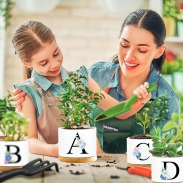 Personalized Initial Plant Pots - Perfect Gifts for Plant Lovers