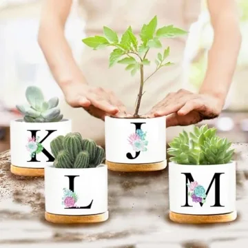 Personalized Initial Plant Pots - Perfect Gifts for Plant Lovers