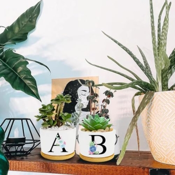 Personalized Initial Plant Pots - Perfect Gifts for Plant Lovers