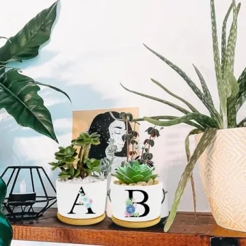 Personalized Initial Plant Pots - Perfect Gifts for Plant Lovers