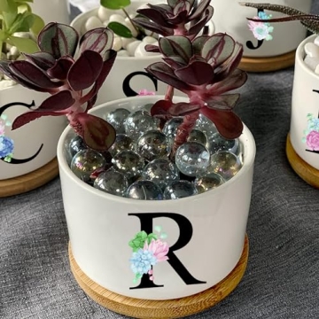 Personalized Initial Plant Pots - Perfect Gifts for Plant Lovers