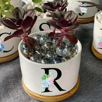 Personalized Initial Plant Pots - Perfect Gifts for Plant Lovers
