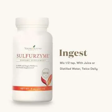 Young Living Sulfurzyme Powder 8 oz for Joint Health