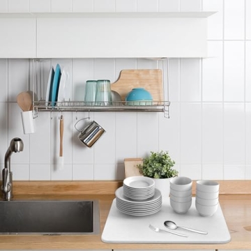 Stylish Diatomaceous Stone Dish Drying Mats for Kitchen