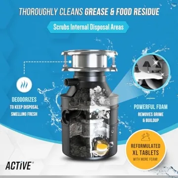 Fresh Citrus Garbage Disposal Cleaner Tablets - 1 Year Supply