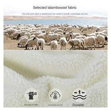 FEYOTH Mini Bean Bag Chair, No Filling Living Room Furniture Big Round Soft Fluffy(it was only a Cover, not a Full Bean Bag) Faux Fur BeanBag Lazy Sofa Bed Cover Giant Fur Bean Bag Cover