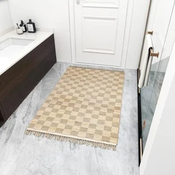 Stylish 3x5 Ft Handmade Jute Rug for Versatile Home Use