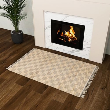 Stylish 3x5 Ft Handmade Jute Rug for Versatile Home Use