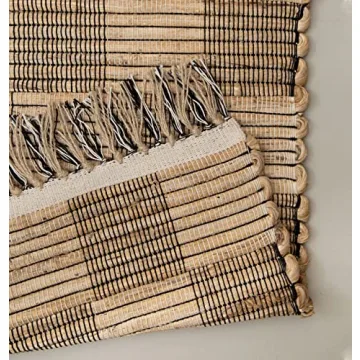 Stylish 3x5 Ft Handmade Jute Rug for Versatile Home Use