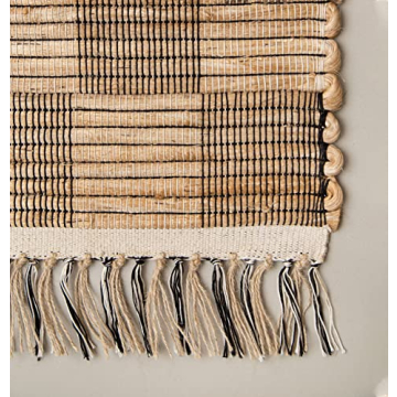 Stylish 3x5 Ft Handmade Jute Rug for Versatile Home Use