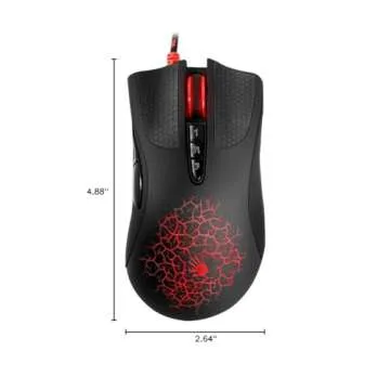 BLOODY AL90 Optical Gaming Mouse - Programmable & Ergonomic