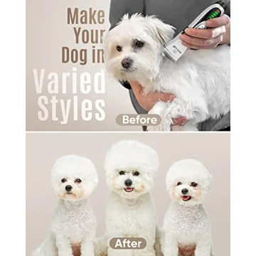 oneisall Ultra-Quiet Rechargeable Dog Clippers for Easy Grooming