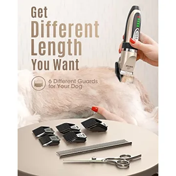 oneisall Ultra-Quiet Rechargeable Dog Clippers for Easy Grooming