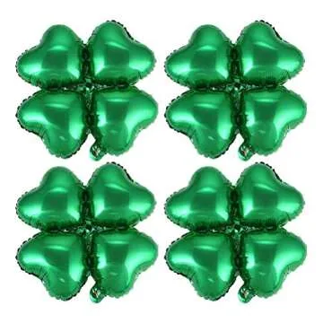 Shamrock Foil Balloons for St. Patrick's Day Celebrations