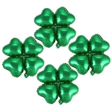 Shamrock Foil Balloons for St. Patrick's Day Celebrations