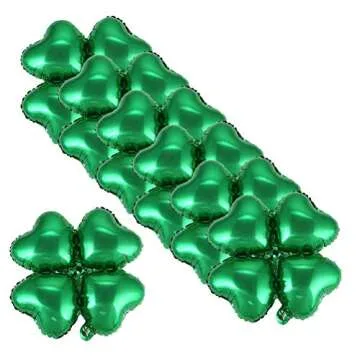 Shamrock Foil Balloons for St. Patrick's Day Celebrations