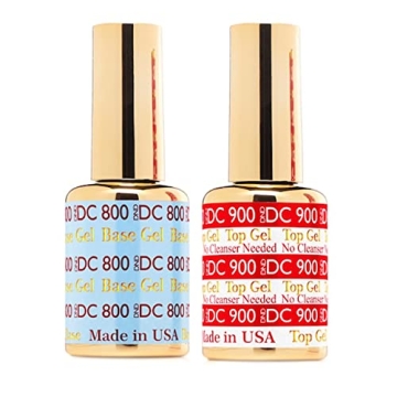 DND DC Gel Base and Top Coat Set for Perfect Nails