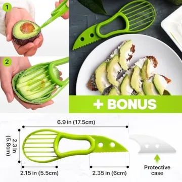 Umien Granite Mortar Pestle Set 3.5-Cup 8-Inch Avocado Tool