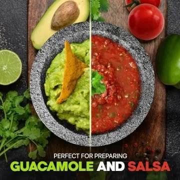 Umien Granite Mortar Pestle Set 3.5-Cup 8-Inch Avocado Tool