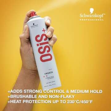 OSiS+ Freeze Medium Hold Hairspray for All Day Style
