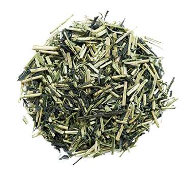 Ocha & Co. Organic Kukicha Twig Tea - Organic Green Tea from Stems & Leaf - Loose Leaf Japanese Green Tea - Nutty, Honey and Citrus Taste Twig Tea,100g/3.5oz
