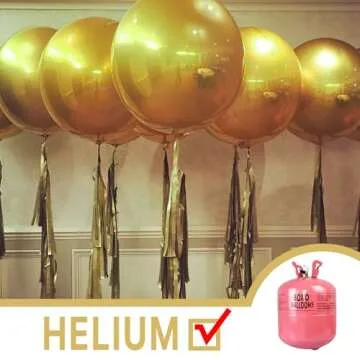 PartyWoo Gold Foil Balloons for Elegant Celebrations