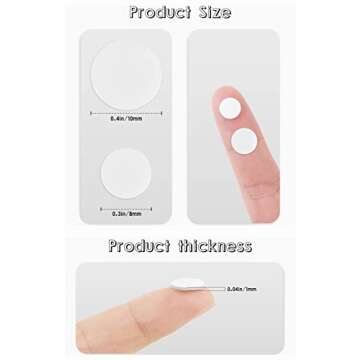 ACFELLE 10 Sheet Foam Round Dots Double-Sided Adhesive 3D Craft Foam Tape for DIY Handmade Crafts,Ca...