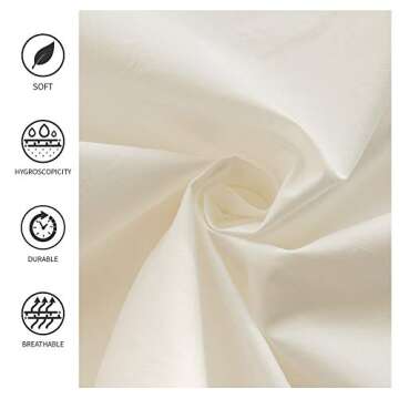 Simple&Opulence Belgian Linen Bed Skirt with Classic 16 inch Tailored Drop Dust Ruffle, Easy Fit Breathable Premium Natural Flax- Pleated White,King