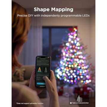 Govee Christmas Sparkle String Lights 66ft RGBWIC App-Controlled