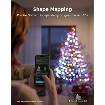 Govee Christmas Sparkle String Lights 66ft RGBWIC App-Controlled