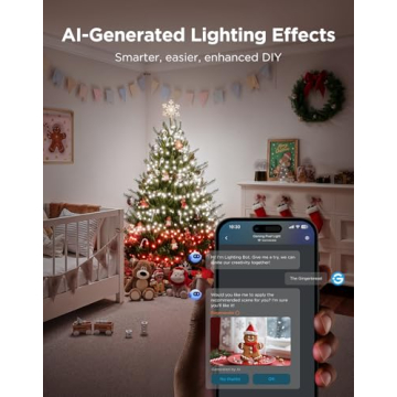 Govee Christmas Sparkle String Lights 66ft RGBWIC App-Controlled