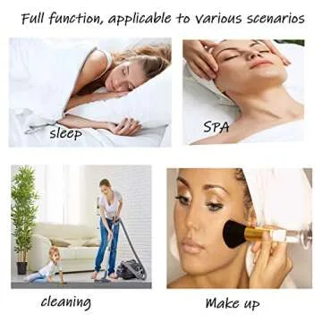 Hair Bonnets for Curly Hair and Sleeping for Women, Satin Sleep Cap, Silk Bonnet with Elastic Soft Band Big Bonnet (4 Pcs).