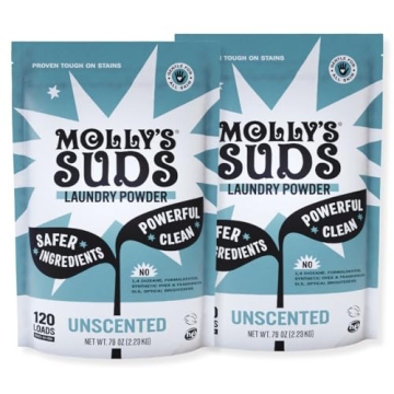 Molly's Suds Original Laundry Detergent Powder | Eco-Friendly Laundry Solution for Sensitive Skin