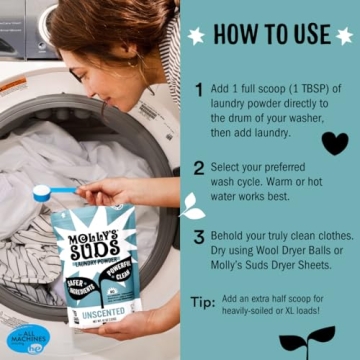 Molly's Suds Original Laundry Detergent Powder | Eco-Friendly Care