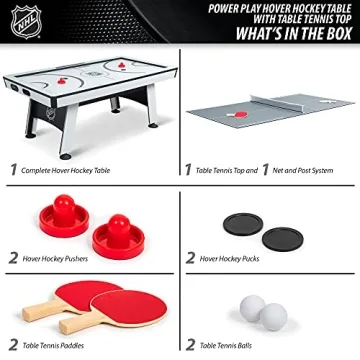 EastPoint Hockey + Table Tennis Table for Family Fun