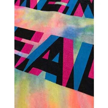 Ann Arbor T-shirt Co. Humans aren't Real | Funny Festival Hippy Rave Drug Tie Dye for Men or Women T-Shirt - M