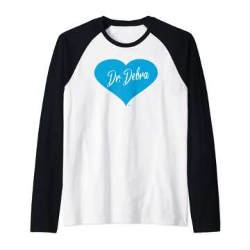 Dr. Debra Raglan Baseball Tee - Classic Comfort for Everyday Wear