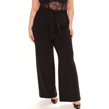Eytino Plus Size Palazzo Pants for Women Stylish Comfort