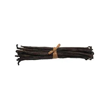10 Madagascar Vanilla Beans Whole Gourmet Extract Grade B Pods for Baking, Extract, Cooking, Brewing 5-6 Inches