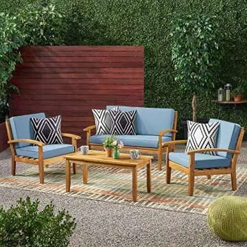 Adabana Outdoor Waterproof Pillow Covers for Patio Style