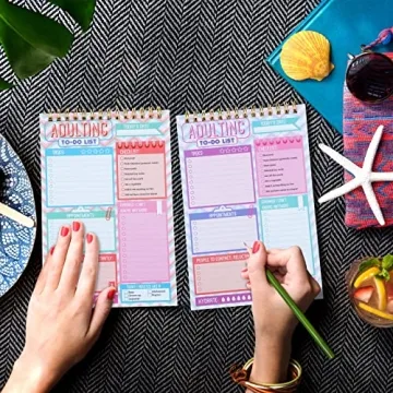 Bright Glenmal Adulting Note Pad for Daily Task Management