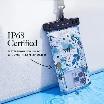 Rifle Paper Co. Waterproof Phone Pouch for iPhones