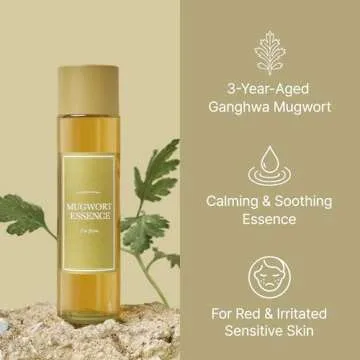 I'm From Mugwort Essence | 100% Vegan Extract - Soothe Sensitive and Irritated Skin, Redness Relief,...